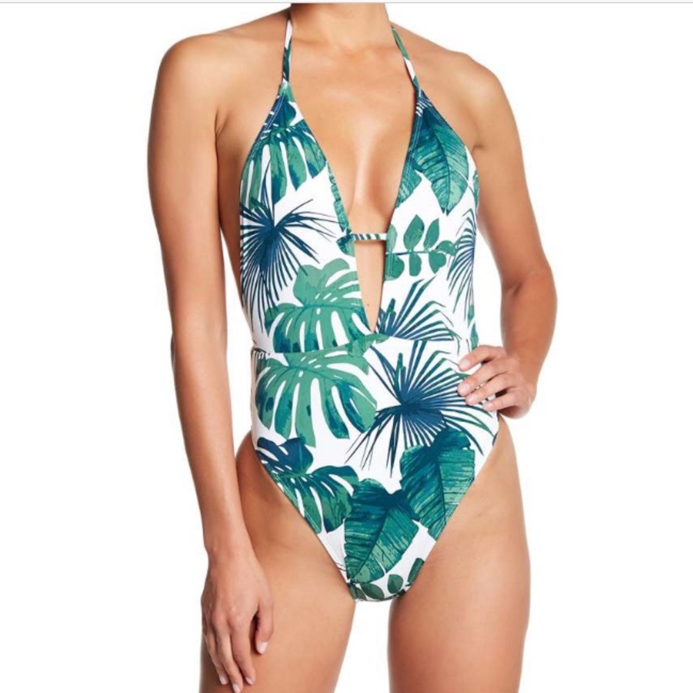 The Bikini Lab Fronds Bathing Suit